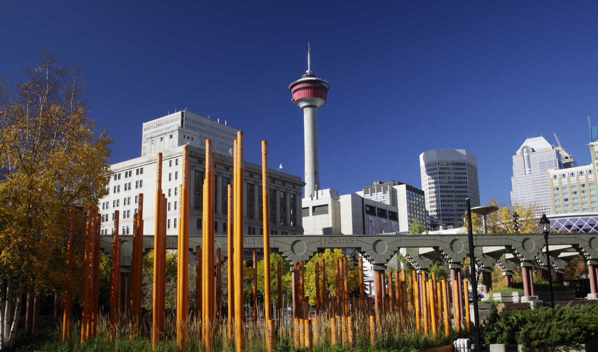 Entrance to the Calgary Tower - Canada Holidays : Canada Holidays