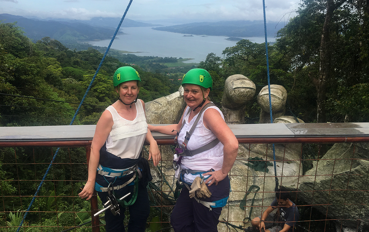 ziplining in Arenal Costa Rica