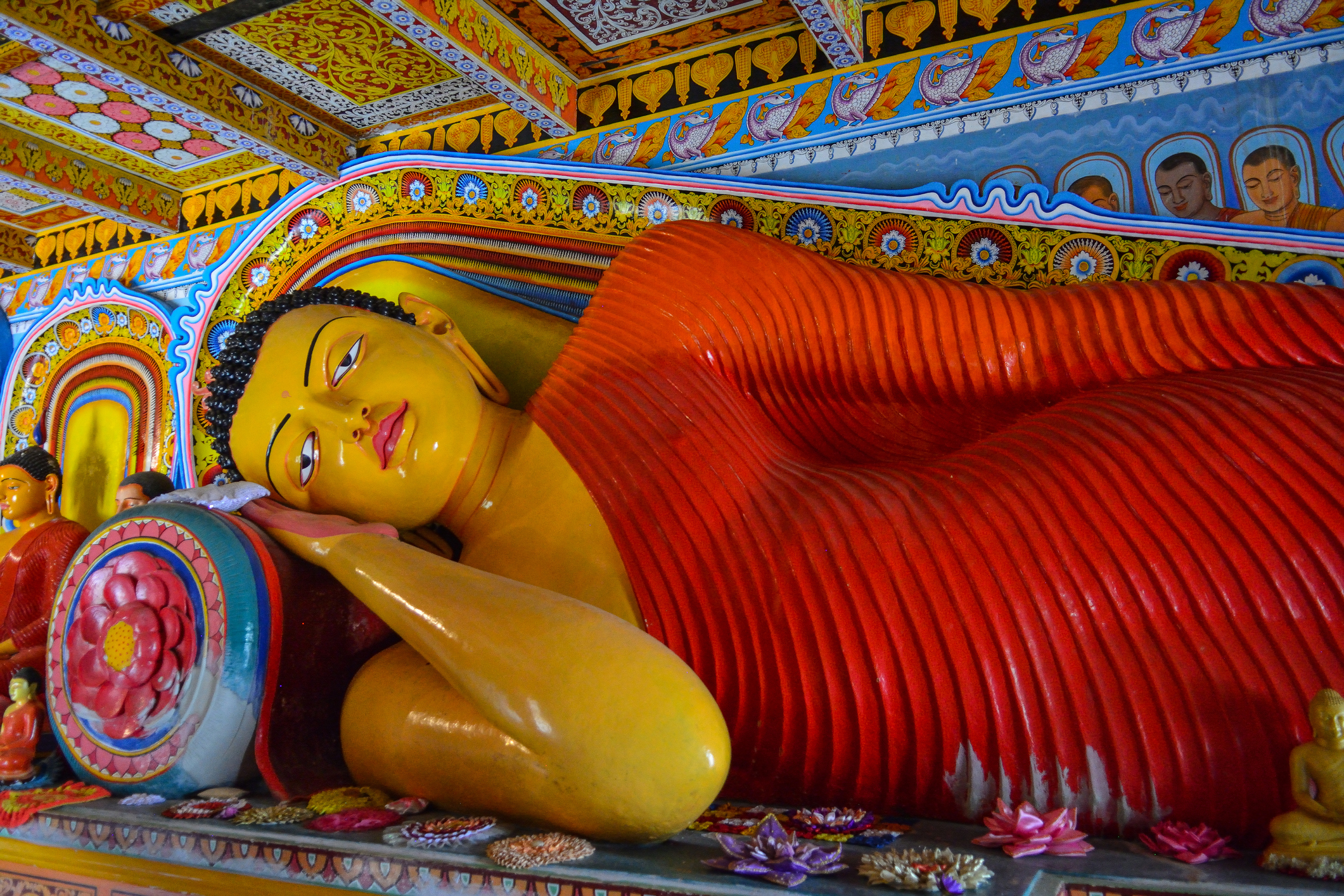 Sri Lanka holiday lying buddha