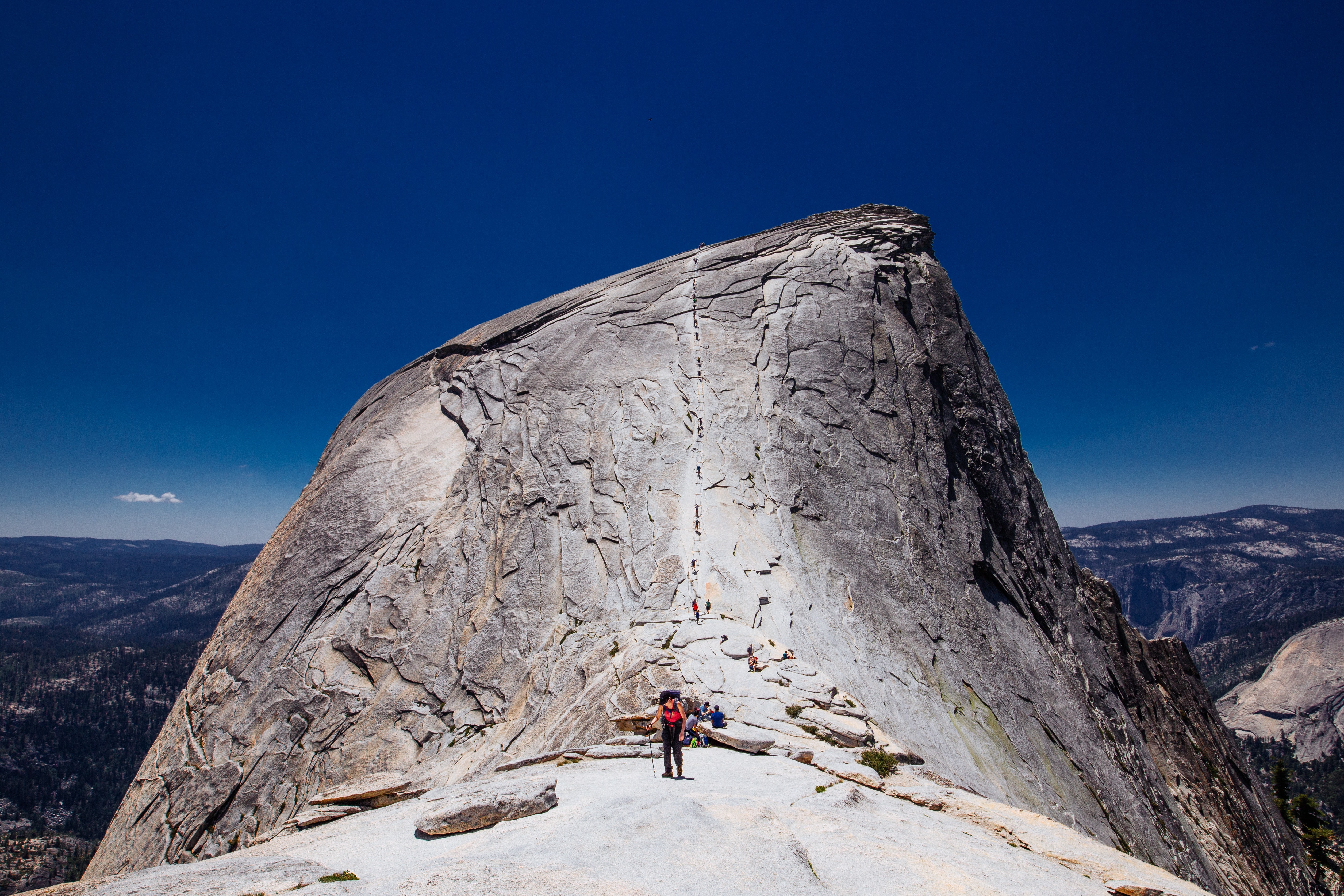 Half Dome Yosemite hikes and climbs of the world