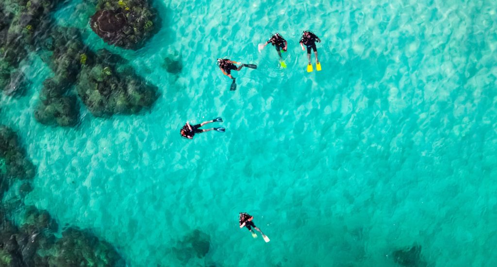 Snorkelling off the Daymaniyat Islands, Oman