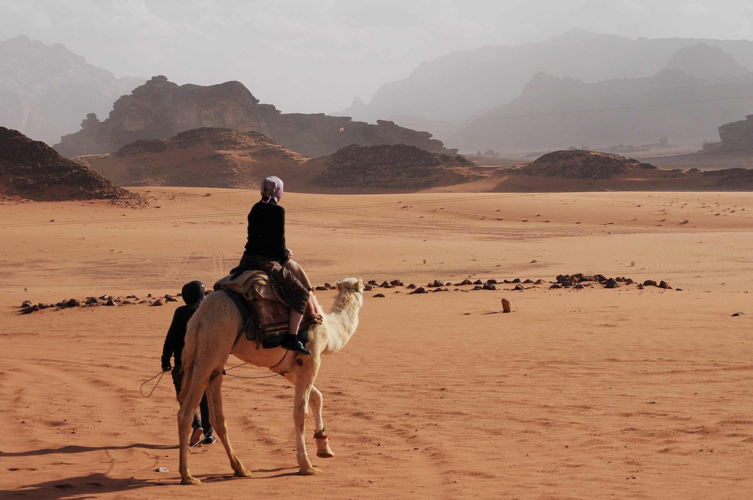 Journey to Arabia Camel riding in the Wadi Rum desert