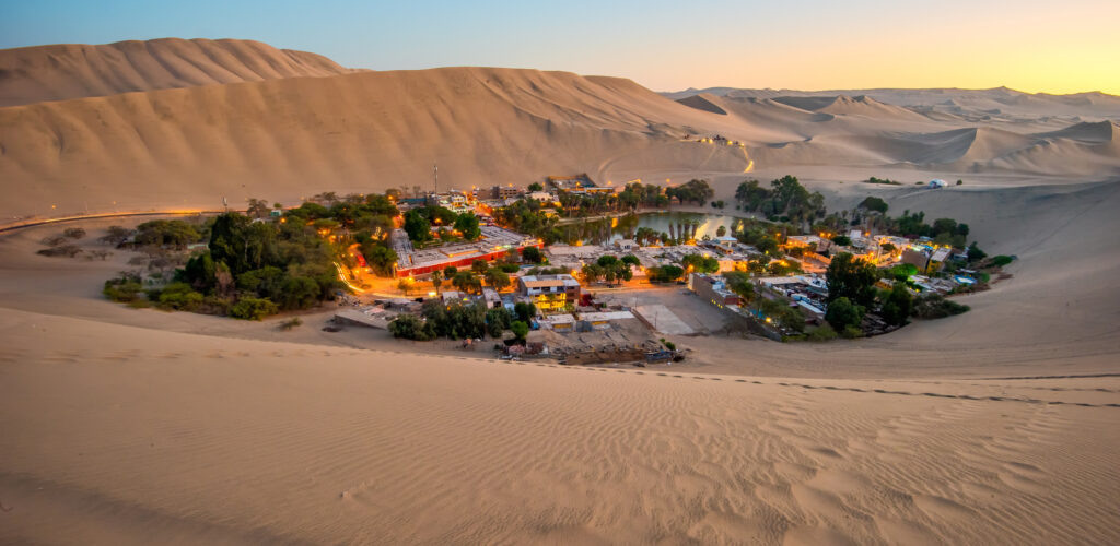 Oasis Huachina Village in Peru where to go in 2024