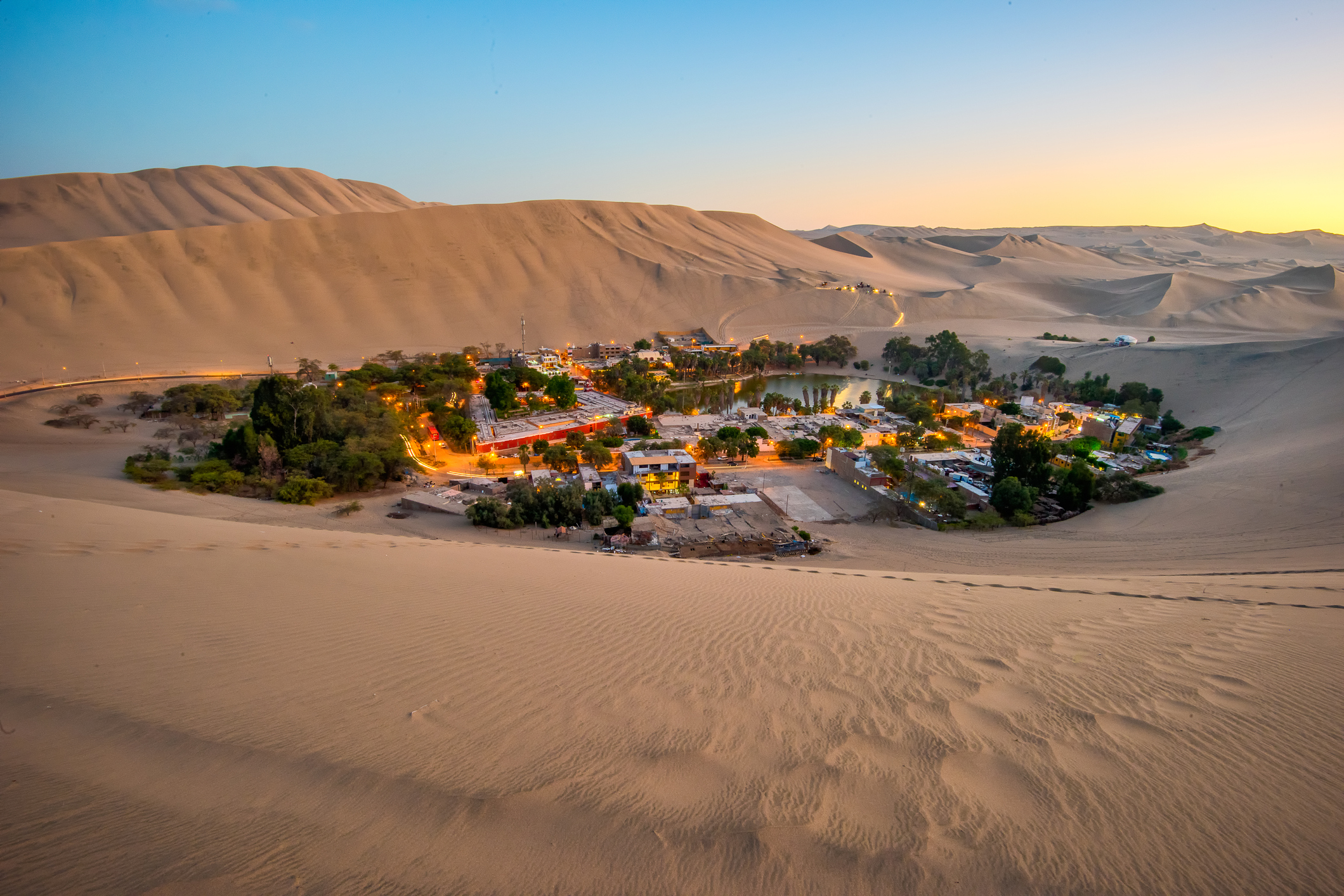 Oasis Huachina Village in Peru where to go in 2024